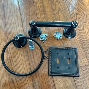 Bathroom Accessories - Brown (brushed bronze or antique bronze)